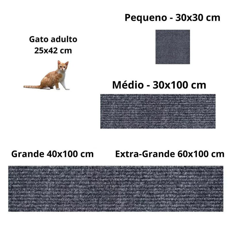 Carpete Adesivo para Unha de Gatos